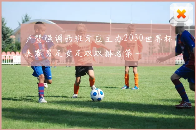 卢赞强调西班牙应主办2030世界杯决赛男足女足双双排名第一